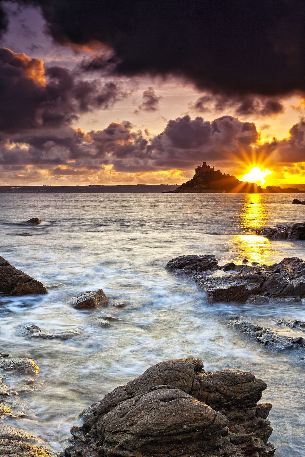 Sunset over St.Michaels Mount